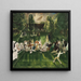 Tennis Tournament Painting - George Wesley Bellows — framed artwork on a wall