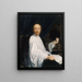 Jean-Baptiste Santeuil 1630-1697 kanunnik van Saint-Victor, neolatijns dichter - Toussaint Dubreuil — ingelijst kunstwerk aan de muur