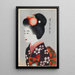 Maiko, leerling-geisha - Toyonari Yamamura — ingelijst kunstwerk aan de muur