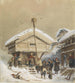 Kersttraditie schilderij Noorse - Adolph Tidemand — weergave van het kunstwerk