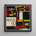 Constructief Atlantisch Schilderij - Joaquín Torres-García — wandpresentatie van het kunstwerk