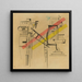 Transmissie - Wassily Kandinsky — ingelijst kunstwerk aan de muur
