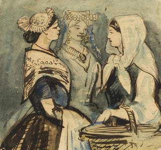 Trois Femmes Servantes - Constantin Guys