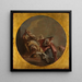 Three apostles on clouds - Carlo Carlone — framed artwork on a wall