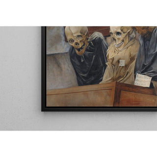 Trois crânes du couvent des Capucins à Palerme - Laurits Andersen Ring | Reproduction Tableau Décoration murale affiche copie