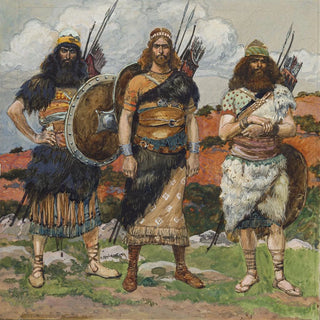 Trois des capitaines de David - James Tissot