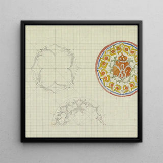 Trois designs pour une assiette - Carel Adolph Lion Cachet