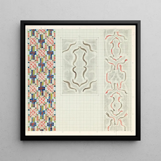 Trois dessins décoratifs - Carel Adolph Lion Cachet