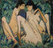 Three women in a forest - Otto Mueller — artwork view