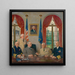 Truman en zijn militaire adviseurs - Augustus Vincent Tack — wandpresentatie van het kunstwerk