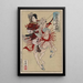 Hangakujo-schilderij - Tsukioka Yoshitoshi — ingelijst kunstwerk aan de muur