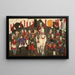Held van het Shimazu-clan - Tsukioka Yoshitoshi — ingelijst kunstwerk aan de muur