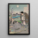 Matsuo Bashō - Tsukioka Yoshitoshi schilderij — ingelijst kunstwerk aan de muur