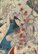 Momijigari-schilderij - Tsukioka Yoshitoshi — weergave van het kunstwerk