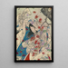 Momijigari-schilderij - Tsukioka Yoshitoshi — ingelijst kunstwerk aan de muur