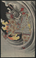Nunobiki no Taki Akugenta Yoshihira no Naniwa Jir o Utsu - Tsukioka Yoshitoshi — weergave van het kunstwerk