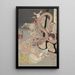 Omoi tsuzura - Tsukioka Yoshitoshi — ingelijst kunstwerk aan de muur