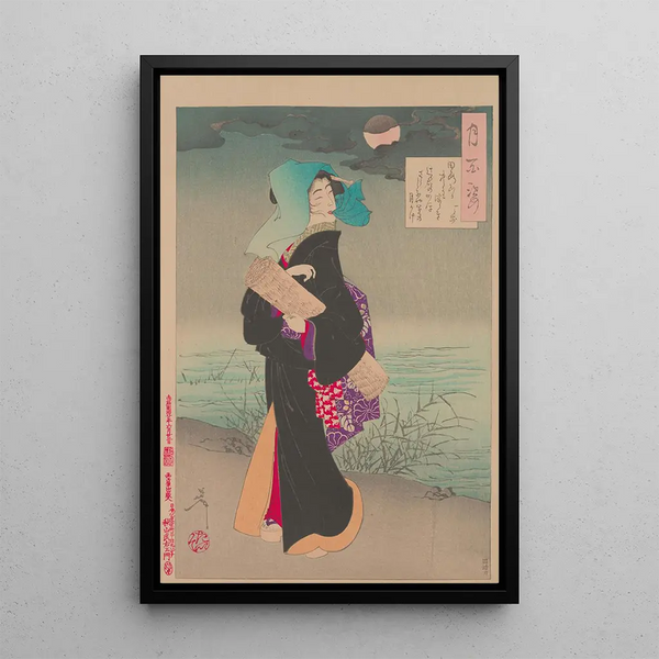 Tsukioka Yoshitoshi - Streetwalker by moonlight.webp