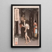 Tsukioka Yoshitoshi — ingelijst kunstwerk aan de muur
