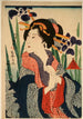 De courtisane - Tsukioka Yoshitoshi — weergave van het kunstwerk