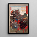 Tsukioka Yoshitoshi — ingelijst kunstwerk aan de muur