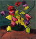 Tulips in a Green Vase - Hermann Stenner — artwork view