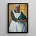 Vrouw met meloen - Udo Weith — ingelijst kunstwerk aan de muur