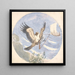 Ulysse navigates past the island of the Sirènes - Niels Skovgaard — framed artwork on a wall
