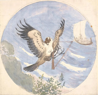 Ulysse navigue past l'île des Sirènes - Niels Skovgaard