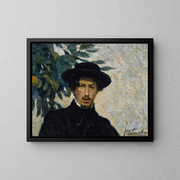 Zelfportret - Umberto Boccioni — ingelijst kunstwerk aan de muur