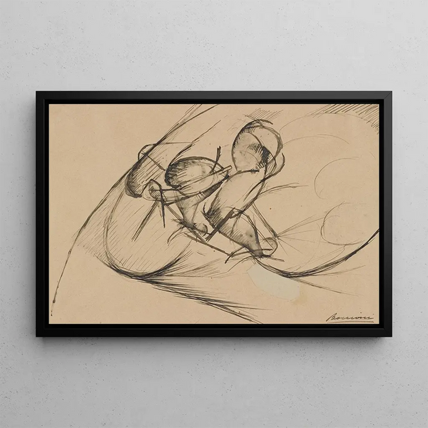 Umberto Boccioni - Study for Dynamic Force of a Cyclist II.webp