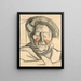 De moeder van de kunstenaars - Umberto Boccioni — ingelijst kunstwerk aan de muur