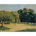 Reproduction of the painting of a Garden in Trouville - Gustave Caillebotte