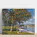 Reproductie van het schilderij van een eikenboom in de weide van Thomery - Alfred Sisley