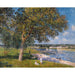 Reproductie van het schilderij van een eikenboom in de weide van Thomery - Alfred Sisley