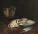 Een Engelse kabeljauw - William Merritt Chase — weergave van het kunstwerk