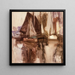 A Dutch canal - Frances Hodgkins — framed artwork on a wall