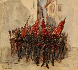 Un défilé, prison de Mazas - Armand Gautier