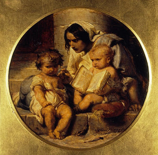 Un enfant apprenant à lire - Paul Delaroche