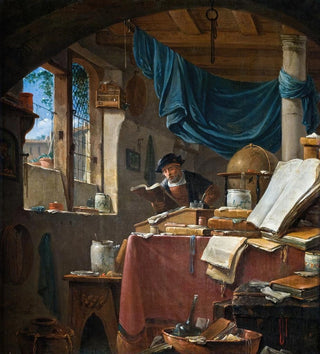 Un érudit dans son étude - Thomas Wijck