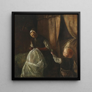 Un garçon donne à sa grand-mère une racine verte - Laurits Andersen Ring