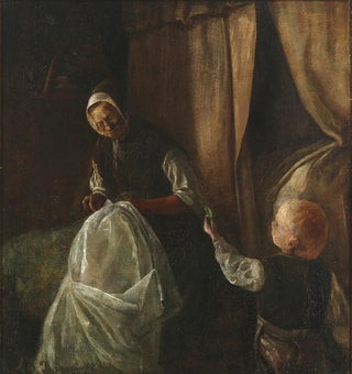 Un garçon donne à sa grand-mère une racine verte - Laurits Andersen Ring