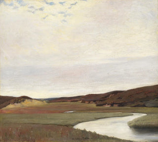 Un jour d'été au bord de la rivière Karup au Jutland - Johan Rohde