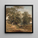a landscape with a rider - John Middleton — framed artwork on a wall