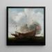a warship - Hendrik Cornelisz Vroom — framed artwork on a wall