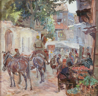 Un village bosniaque - Carl Fahringer