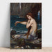 Reproductie van het schilderij Een Zeemeermin - John William Waterhouse