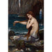 Reproductie van het schilderij Een Zeemeermin - John William Waterhouse