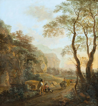Une charrette dans le paysage - Atelier de Jan Both