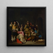 van een compagnie soldaten in een wachtruimte - Simon Kick — wandpresentatie van het kunstwerk